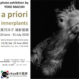 【1839當代藝廊】a priori  innerplants│Yoko MAZUKI  真月洋子 攝影個展